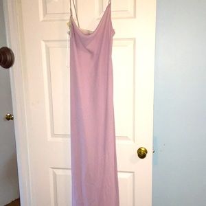 Evening gown in lilac